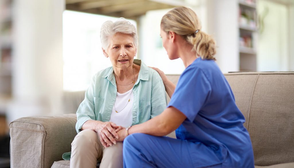 patient nurse assessing mental health 2